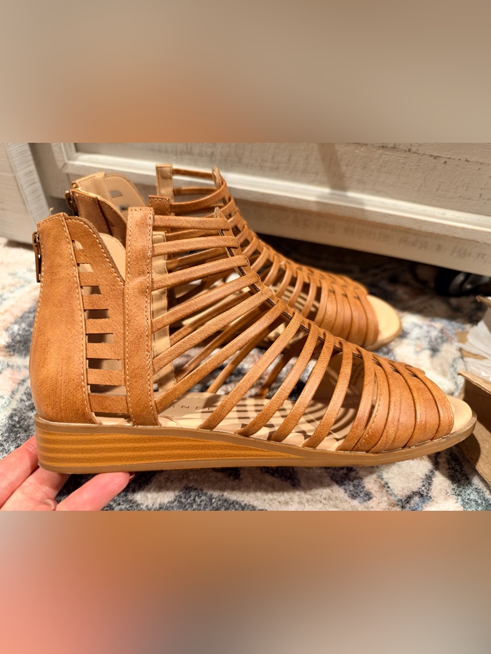 Gladiator Sandals, Like New, fits like 9.5